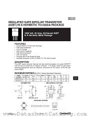 OM6516SC datasheet pdf International Rectifier