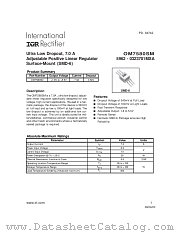 OM7580SM datasheet pdf International Rectifier