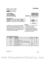 OM8500SC datasheet pdf International Rectifier