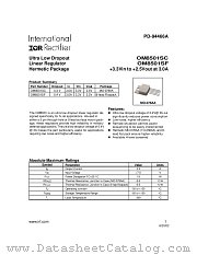 OM8501SC datasheet pdf International Rectifier