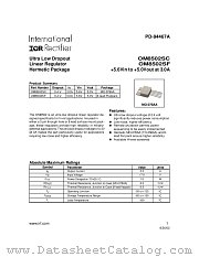 OM8502SC datasheet pdf International Rectifier