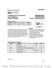 OMR9603SC datasheet pdf International Rectifier