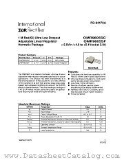 OMR9605SF datasheet pdf International Rectifier