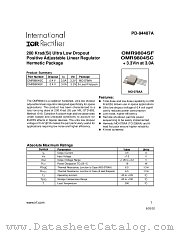 OMR9804SC datasheet pdf International Rectifier