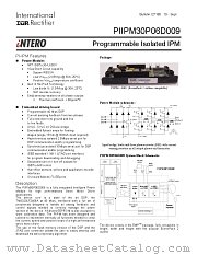 PIIPM30P06D009 datasheet pdf International Rectifier