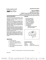 PVN012S-T datasheet pdf International Rectifier