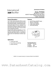 PVT322AS datasheet pdf International Rectifier