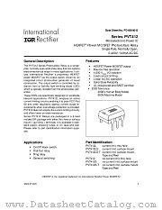 PVT412LS-T1 datasheet pdf International Rectifier