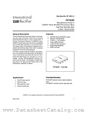 PVT422P datasheet pdf International Rectifier