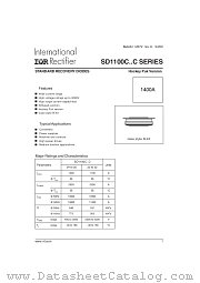 SD1100C16C datasheet pdf International Rectifier