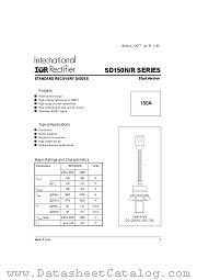 SD150N16PV datasheet pdf International Rectifier