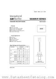 SD200N04PV datasheet pdf International Rectifier