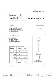 SD400N08PV datasheet pdf International Rectifier