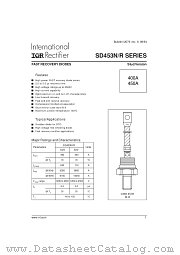 SD453N12S30PC datasheet pdf International Rectifier
