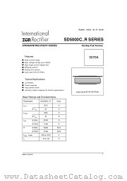 SD5000C26R datasheet pdf International Rectifier