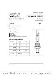 SD500N40PC datasheet pdf International Rectifier