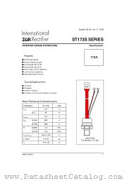 ST173S12PFK0 datasheet pdf International Rectifier
