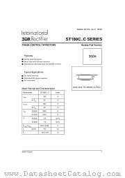 ST180C16C0 datasheet pdf International Rectifier