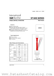 ST180S18P0 datasheet pdf International Rectifier