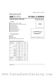 ST183C08CFL0 datasheet pdf International Rectifier