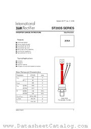 ST203S12PFJ0 datasheet pdf International Rectifier