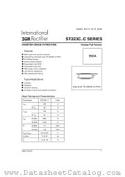 ST223C08CFN0 datasheet pdf International Rectifier