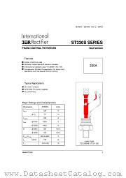 ST330S08P0 datasheet pdf International Rectifier