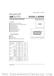 ST333C08LFM0 datasheet pdf International Rectifier