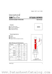 ST333S08PFL0 datasheet pdf International Rectifier