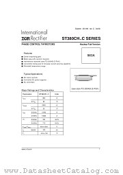 ST380CH04C0 datasheet pdf International Rectifier