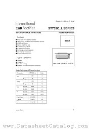 ST733C08LFL0 datasheet pdf International Rectifier
