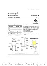 STPS1045B datasheet pdf International Rectifier