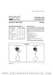 STPS20L15G datasheet pdf International Rectifier