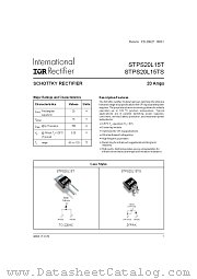 STPS20L15T datasheet pdf International Rectifier