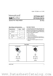 STPS30L30CTS datasheet pdf International Rectifier