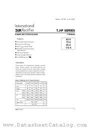 T40HF160 datasheet pdf International Rectifier