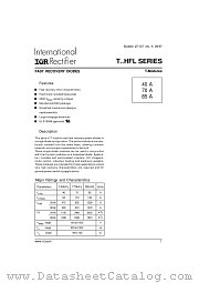 T85HFL100S05 datasheet pdf International Rectifier