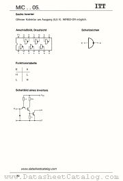 MIC7405 datasheet pdf ITT Semiconductors