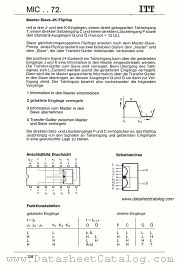 MIC5472N datasheet pdf ITT Semiconductors