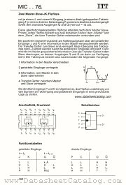 MIC5476J datasheet pdf ITT Semiconductors