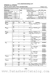 MPS6530 datasheet pdf ITT Semiconductors