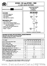 BY550-800 datasheet pdf Jinan Gude Electronic Device