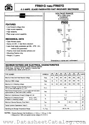 FR602G datasheet pdf Jinan Gude Electronic Device