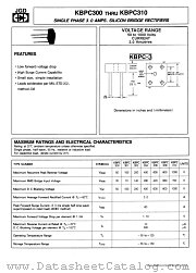 KBPC308 datasheet pdf Jinan Gude Electronic Device