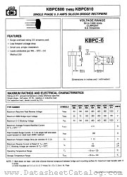 KBPC600 datasheet pdf Jinan Gude Electronic Device