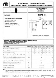 KBPC600G datasheet pdf Jinan Gude Electronic Device