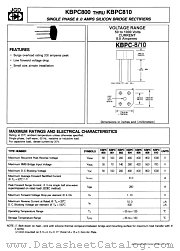 KBPC800 datasheet pdf Jinan Gude Electronic Device