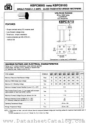 KBPC810G datasheet pdf Jinan Gude Electronic Device