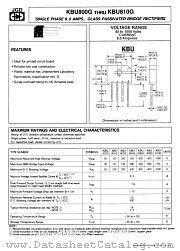BU808 datasheet pdf Jinan Gude Electronic Device