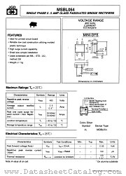 MSBL054 datasheet pdf Jinan Gude Electronic Device